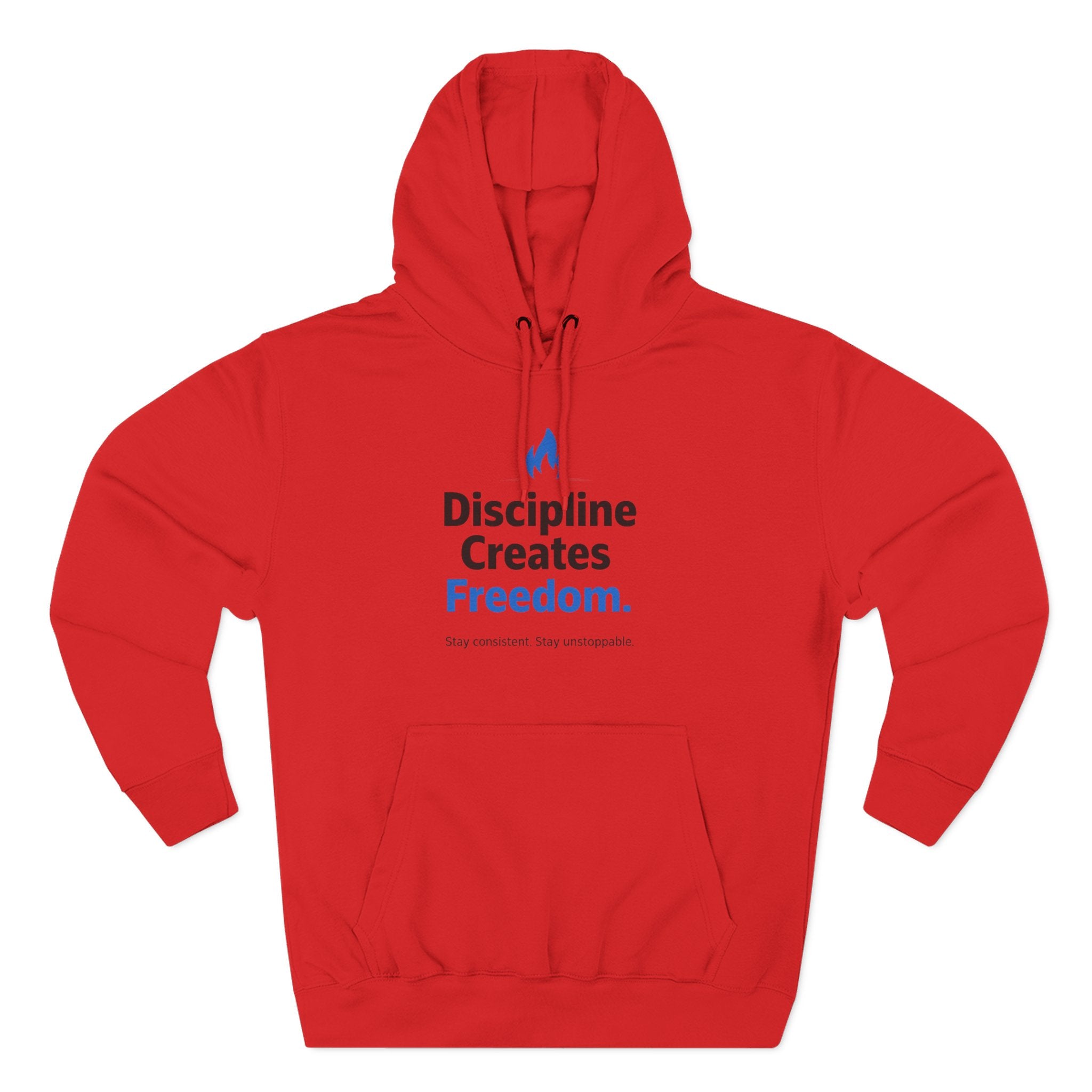 Discipline Creates Freedom Hoodie — Motivational Fitness & Productivity Pullover
