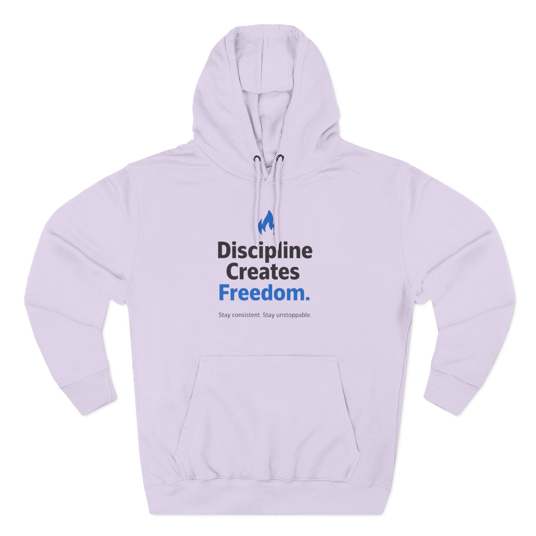 Discipline Creates Freedom Hoodie — Motivational Fitness & Productivity Pullover